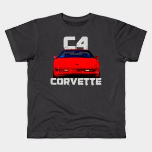 C4 Corvette Late Kids T-Shirt